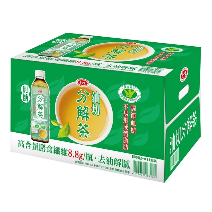 愛之味 油切分解茶 590毫升 X 24入