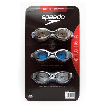 Speedo 成人泳鏡3入 Speedo 成人泳鏡3入