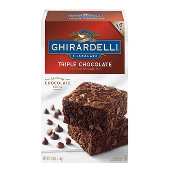 Ghirardelli Triple 巧克力布朗尼預拌粉 3.4公斤 X 1入