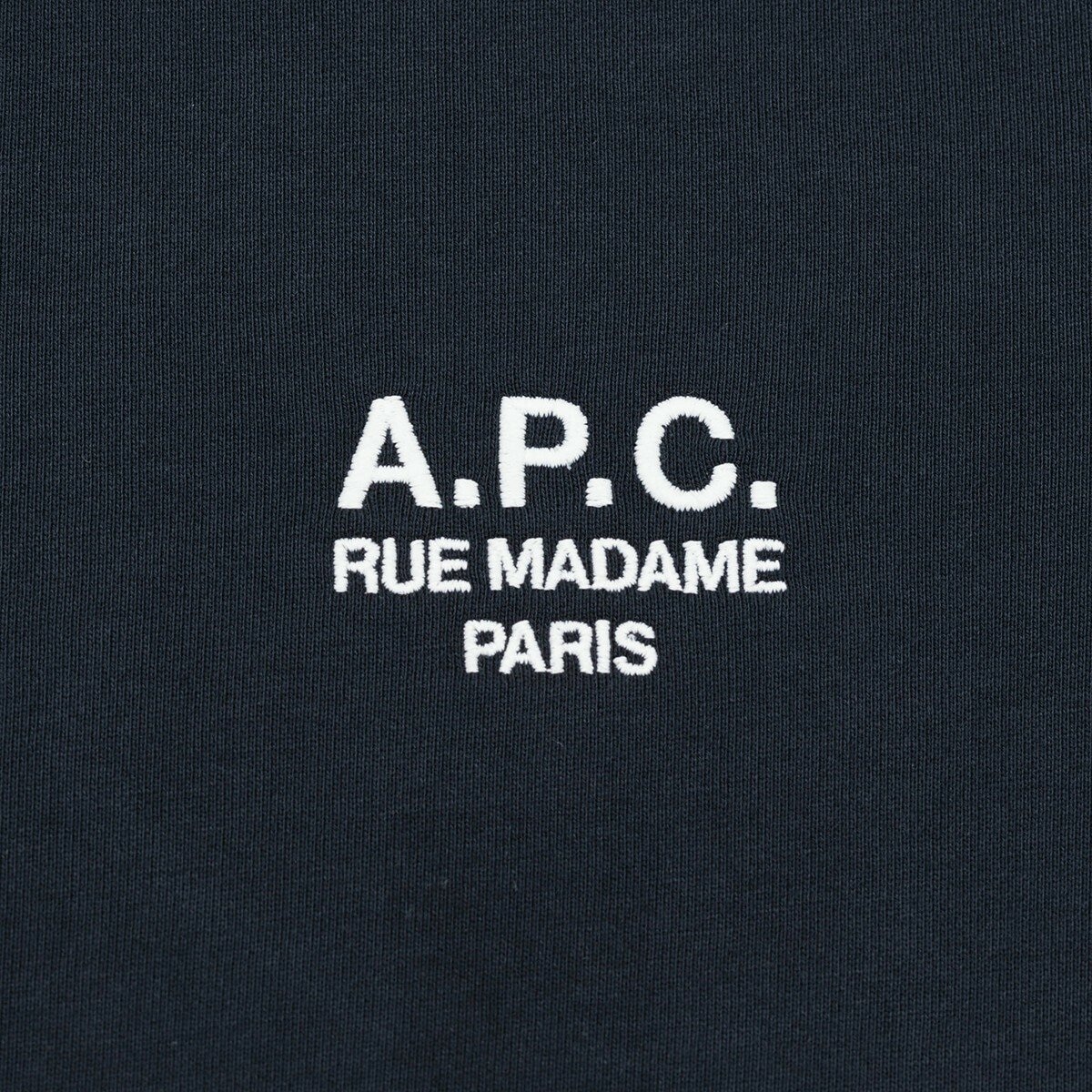 A.P.C. 女刺繡長袖上衣 深藍