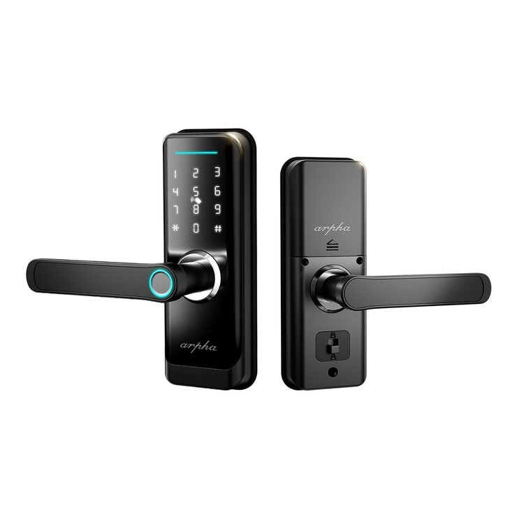 Arpha 指紋辨識八合一房門智慧電子鎖 Wi-Fi版 R1WP Arpha 指紋辨識八合一房門智慧電子鎖 Wi-Fi版 R1WP