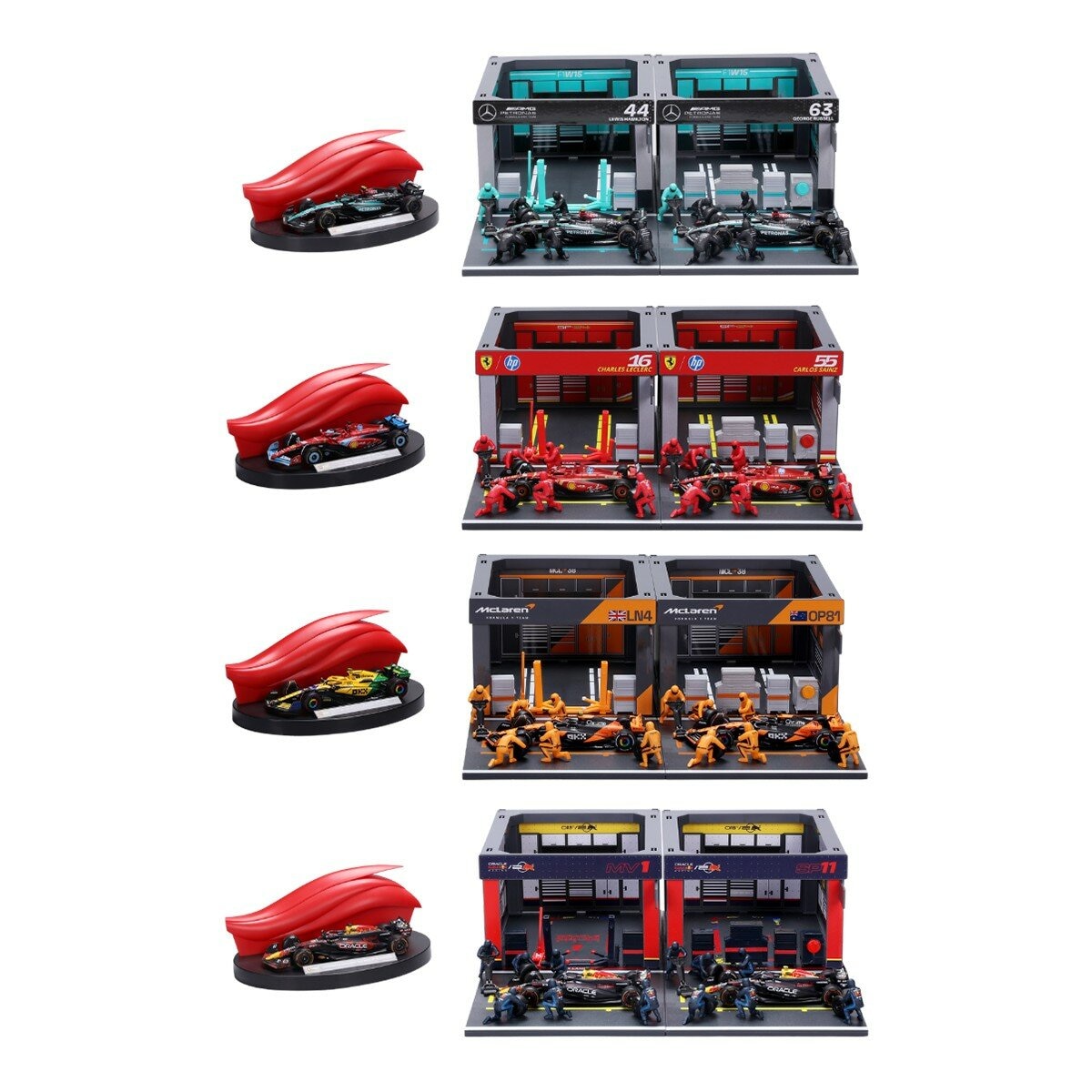 Bburago 1:43 賽車維修中心 / 3歲以上