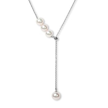 Tokyo Pearl 鉑金 5.5公釐 - 7.0公釐 Akoya 珍珠項鍊