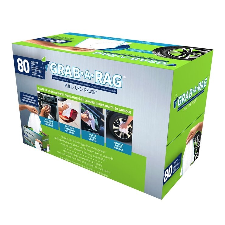GRAB-A-RAG 超細纖維拭布 每盒 80 抽