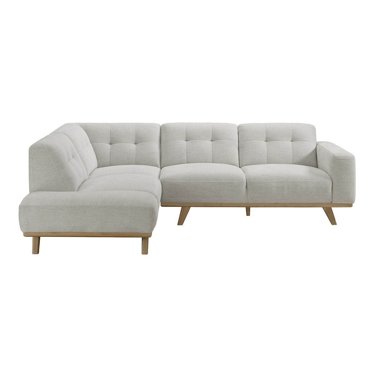 Aiden & Ivy 布面L型沙發