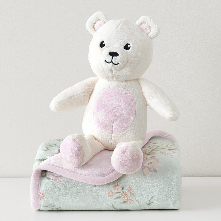 Casual Living 兒童玩偶蓋毯提袋禮品組 熊