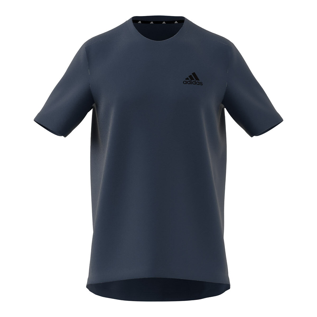 Adidas 男短袖Logo上衣 深藍