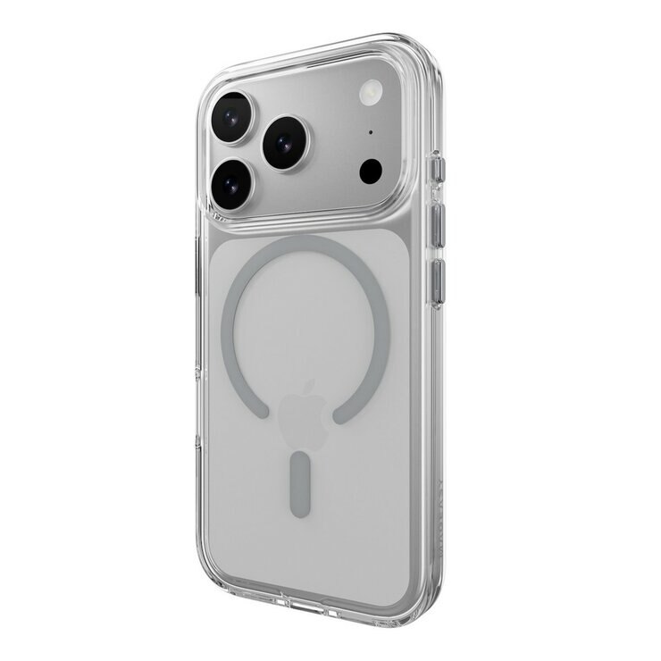 MAGEASY Bright M 不發黃軍規磁吸透明殼 iPhone 17 Pro(迷霧磁圈) + 鏡頭保護貼Lenz鈦合金(迷霧鈦) + Vetro 9H 鋼化玻璃保護膜