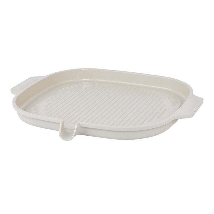 CHEFWAY 陶瓷不沾塗層萬用IH雙耳烤盤 32公分