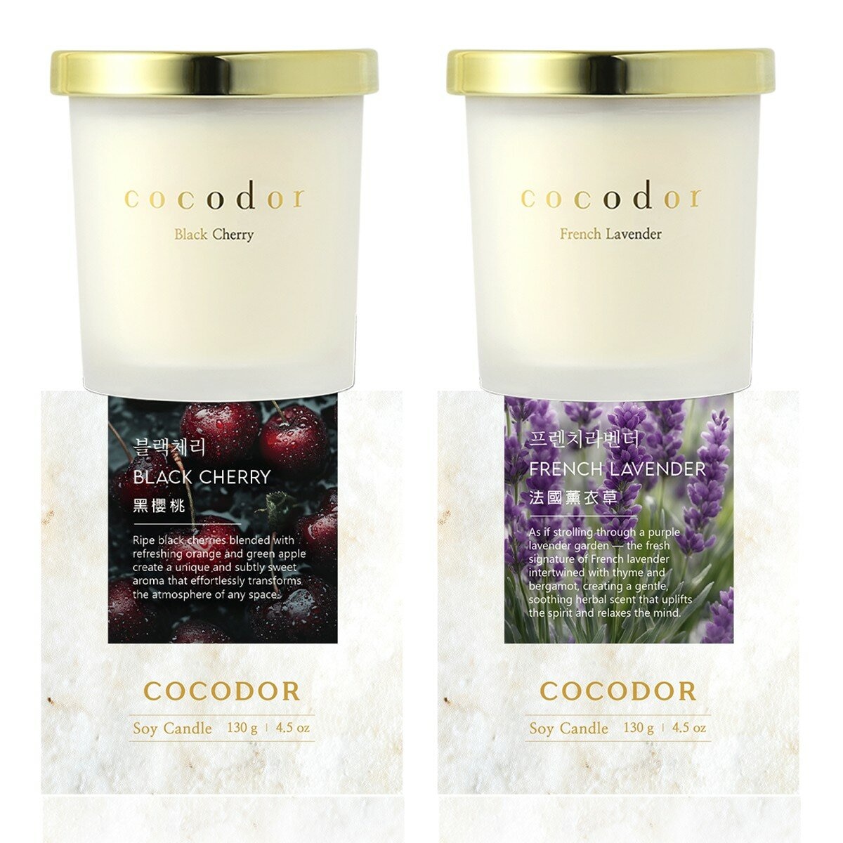 COCODOR 復古融蠟燈+大豆蠟燭 130公克 X 2入組 白 COCODOR 復古融蠟燈+大豆蠟燭 130公克 X 2入組 白