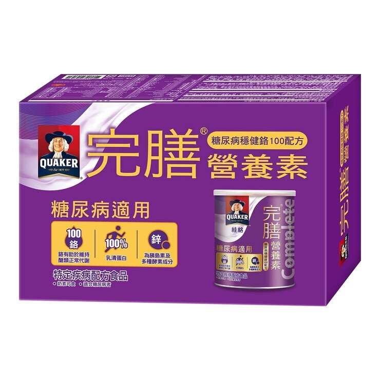 Quaker Nutrition Food Diabetic Formula 360 g X 6-Can