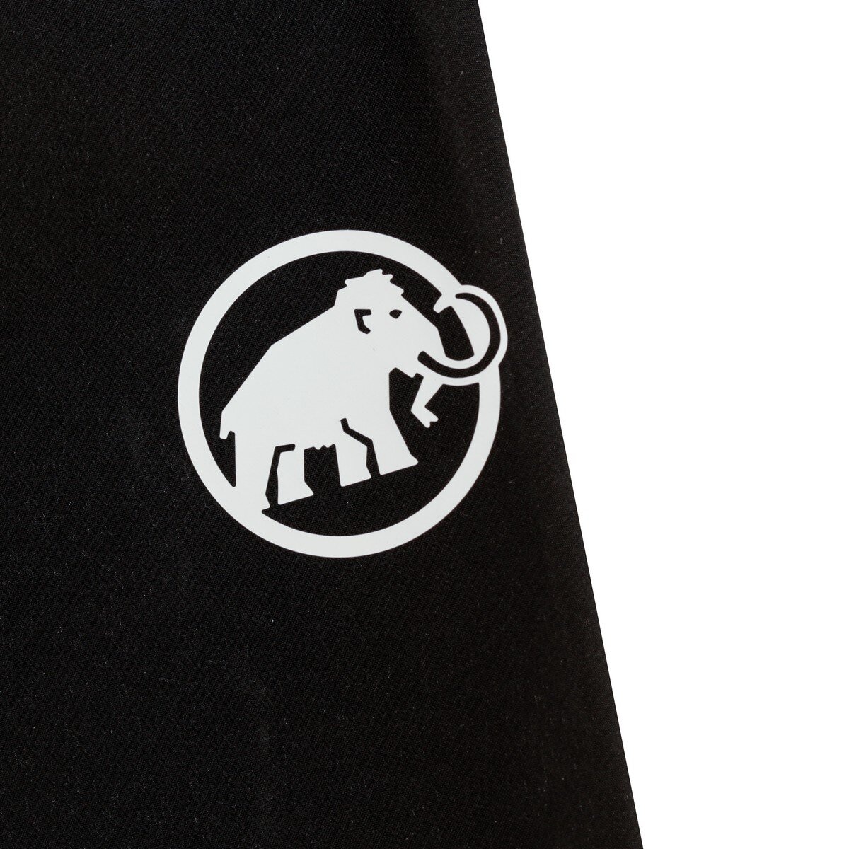 MAMMUT 男防風防水連帽外套 黑/黃
