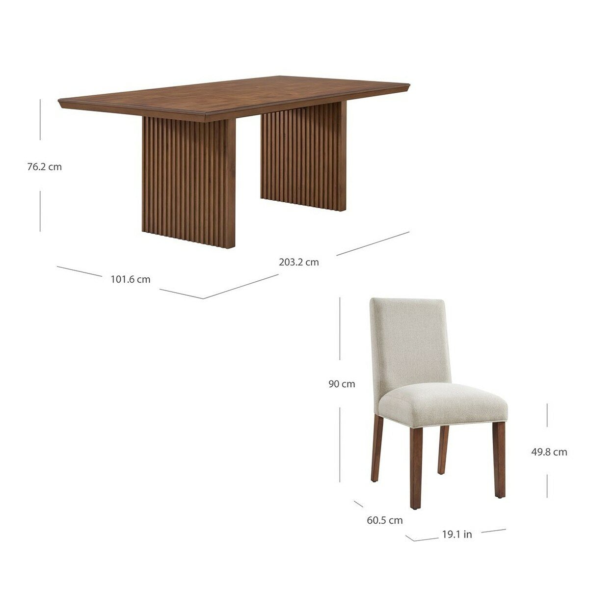 Thomasville 餐桌椅七件組