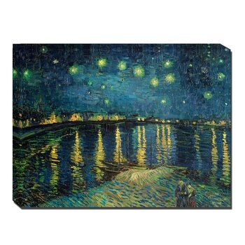 梵谷-星夜松木框油畫 30x45CM 梵谷-星夜松木框油畫 30x45CM
