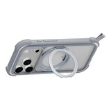 MAGEASY Odyssey Stand M 超軍規防摔磁吸支架手機殼 iPhone 17 Pro(迷霧) + 鏡頭保護貼Lenz(午夜) + Vetro 9H 鋼化玻璃保護膜