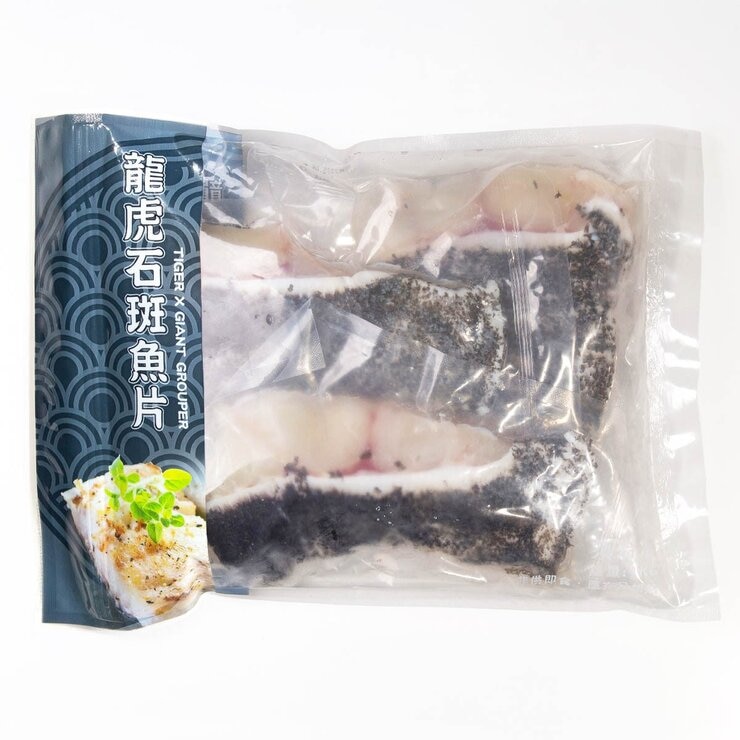 冷凍龍虎石斑魚片 1公斤
