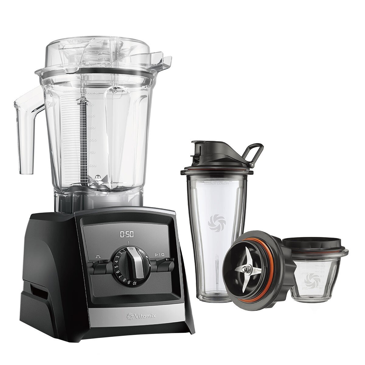 Vitamix Ascent 超跑級調理機 A2500i 附專用杯碗組 黑 Costco 好市多