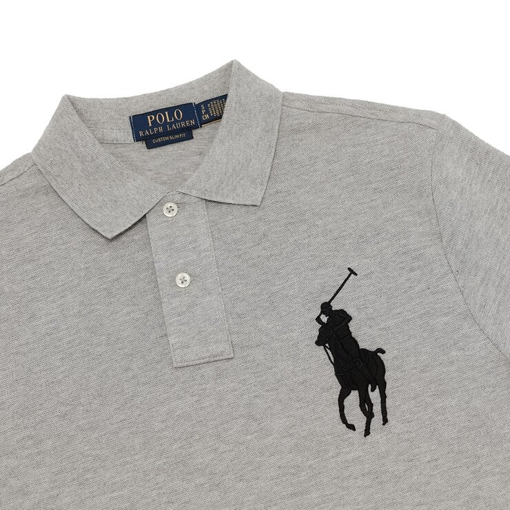 Ralph Lauren 男短袖Polo衫 灰色