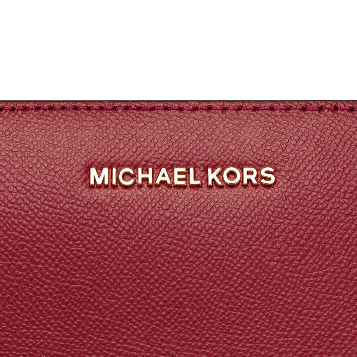Michael Kors 皮革斜背包 野莓紅