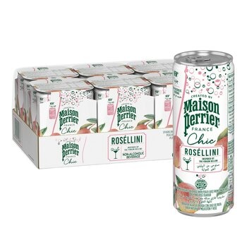 Maison Perrier 沛綠雅 Chic 氣泡雞尾酒風味飲 (蜜桃貝里尼) 250毫升 X 24入