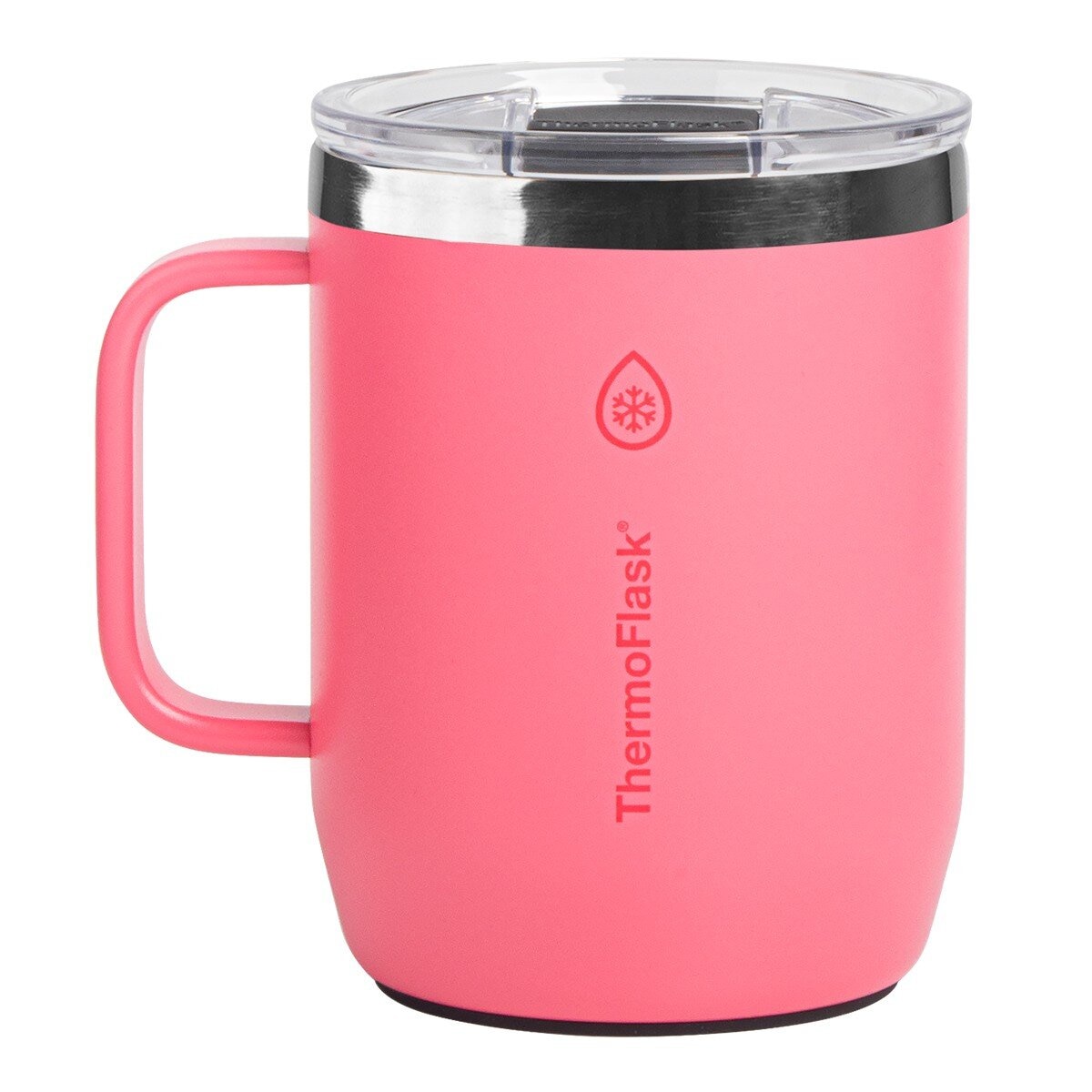 Thermoflask 不鏽鋼保冷保溫馬克杯 355毫升 X 2件組 黑+粉