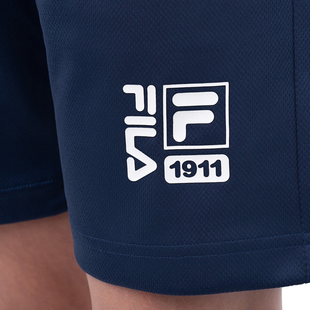 Fila 兒童短褲兩件組 藍/深藍組合 S