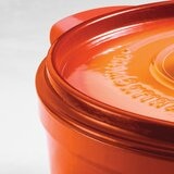 Tramontina 雙耳圓形鑄鐵鍋 含鋼頭鍋蓋 X 4件組 橘