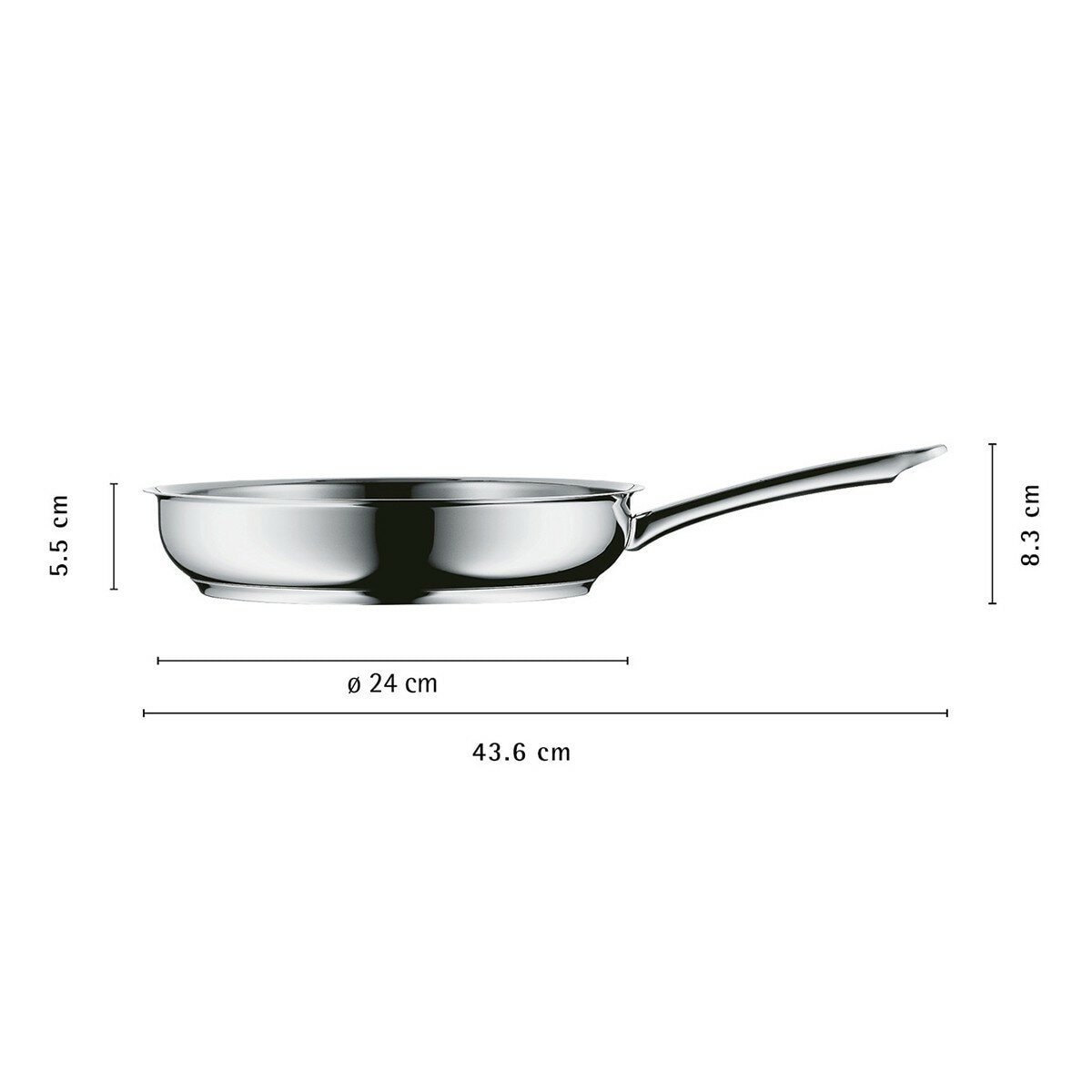 WMF Profi Pfannen 不鏽鋼平底煎鍋 24公分