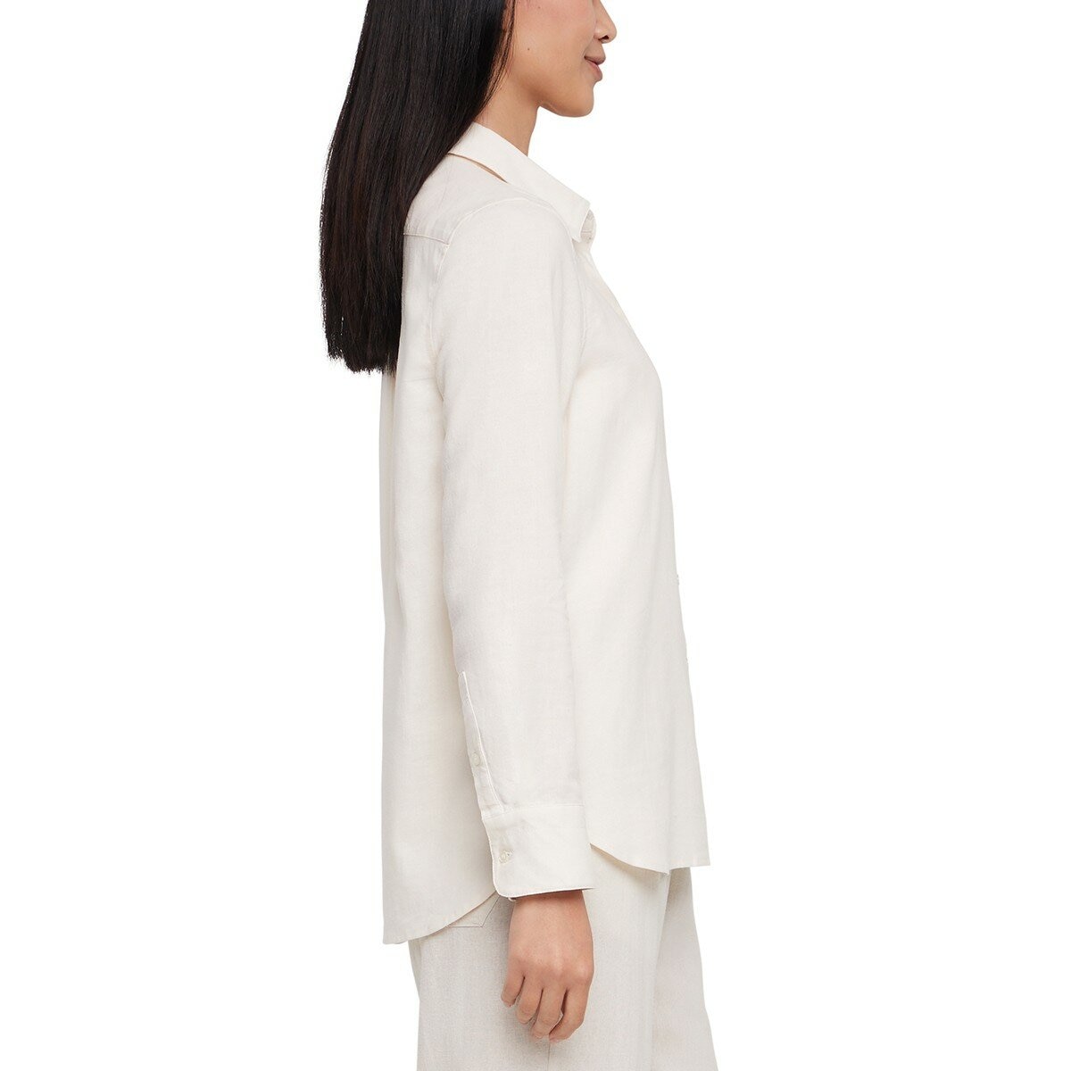 Banana Republic 女長袖襯衫 白