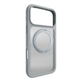 MAGEASY MagStand 360 M 磁吸旋轉支架防摔手機殼 iPhone 17 Pro Max(迷霧) + 鏡頭保護貼Lenz(迷霧) + Vetro 9H 鋼化玻璃保護膜