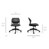 Musical Chairs Impressa 無扶手辦公椅 黑 Musical Chairs Impressa 無扶手辦公椅 黑