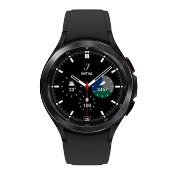 Samsung Galaxy Watch4 Classic 藍牙46公釐 不鏽鋼錶殼搭配運動錶帶