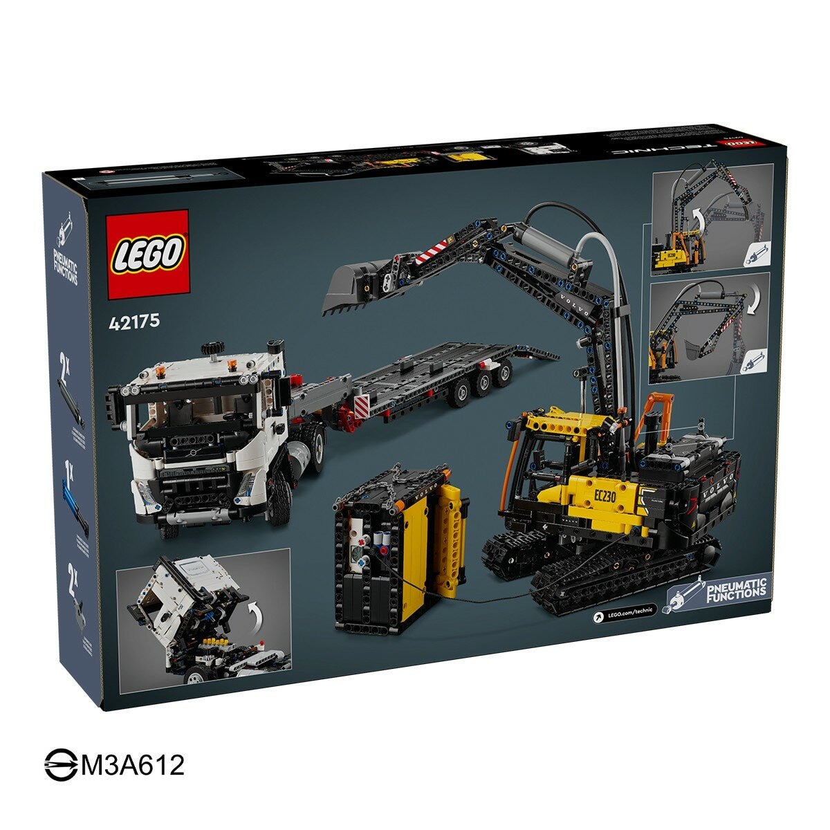 LEGO 科技系列 Volvo 卡車 & 挖土機 42175 / 10歲以上