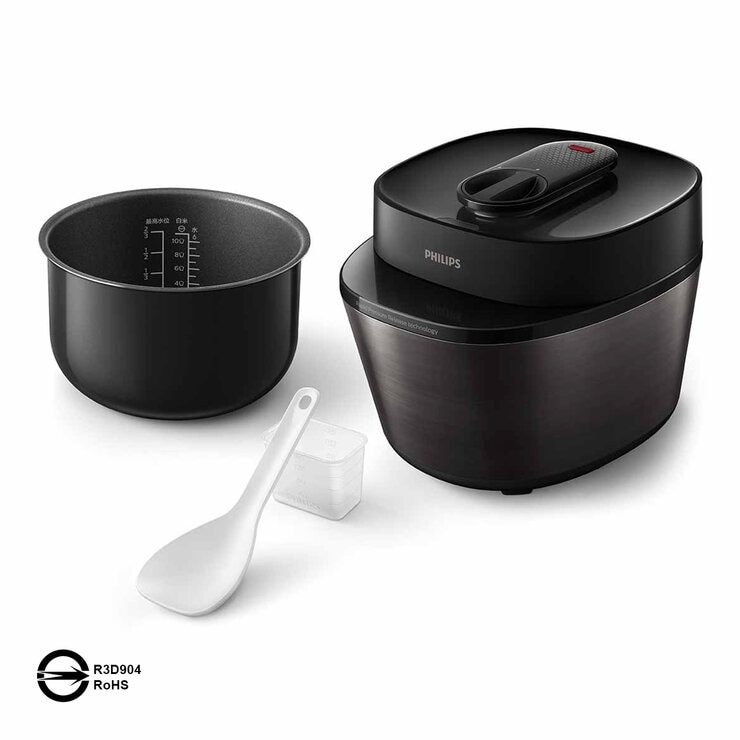 飛利浦 快速洩壓智慧萬用鍋 (黑小萬) HD2151