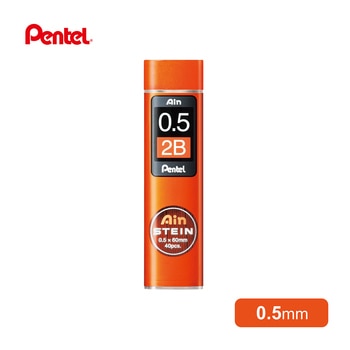 Pentel Ain Stein 自動鉛筆芯-2B 12入/組 Pentel Ain Stein 自動鉛筆芯-2B 12入/組