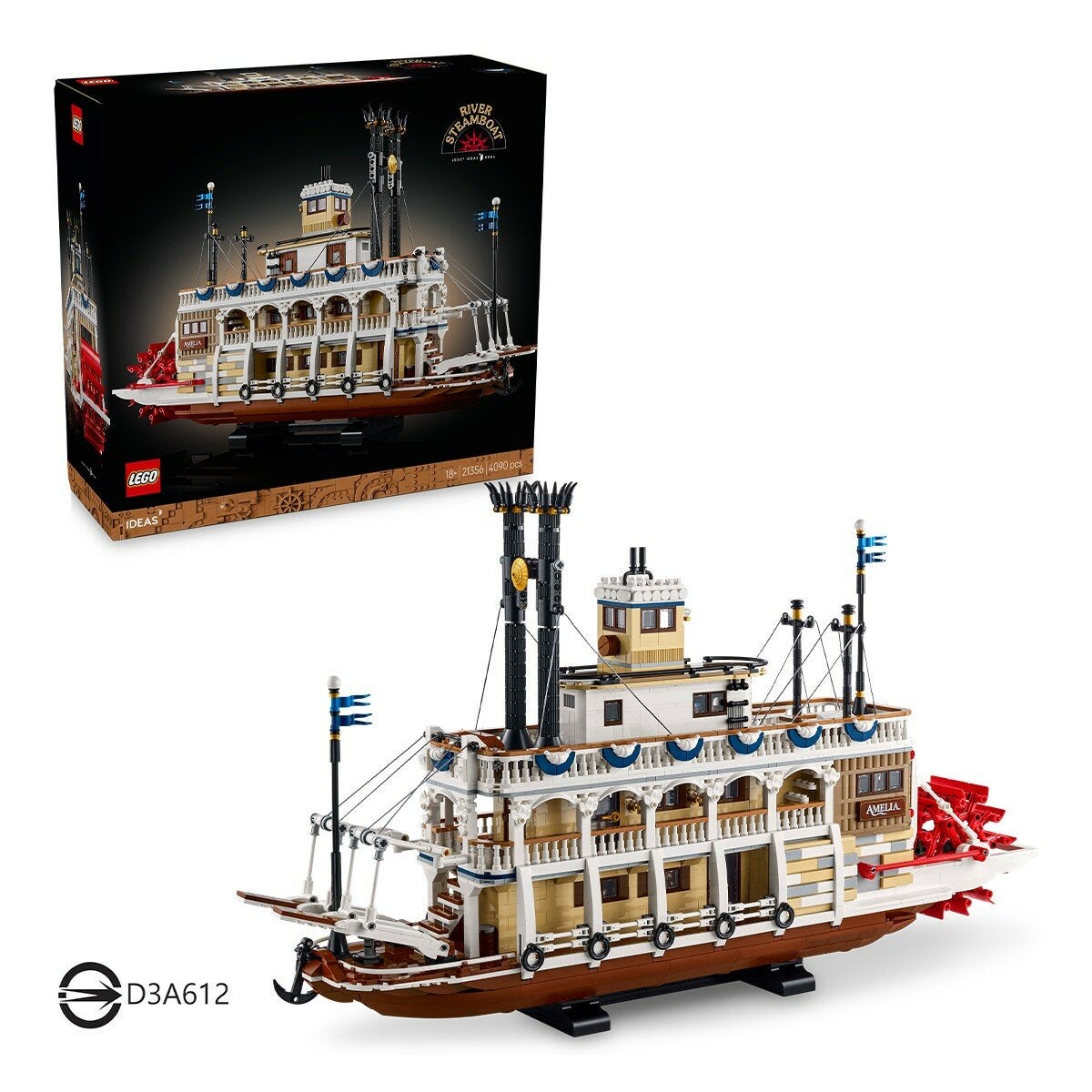 LEGO Ideas 系列 河流蒸汽船 21356 / 18歲以上 LEGO Ideas 系列 河流蒸汽船 21356 / 18歲以上