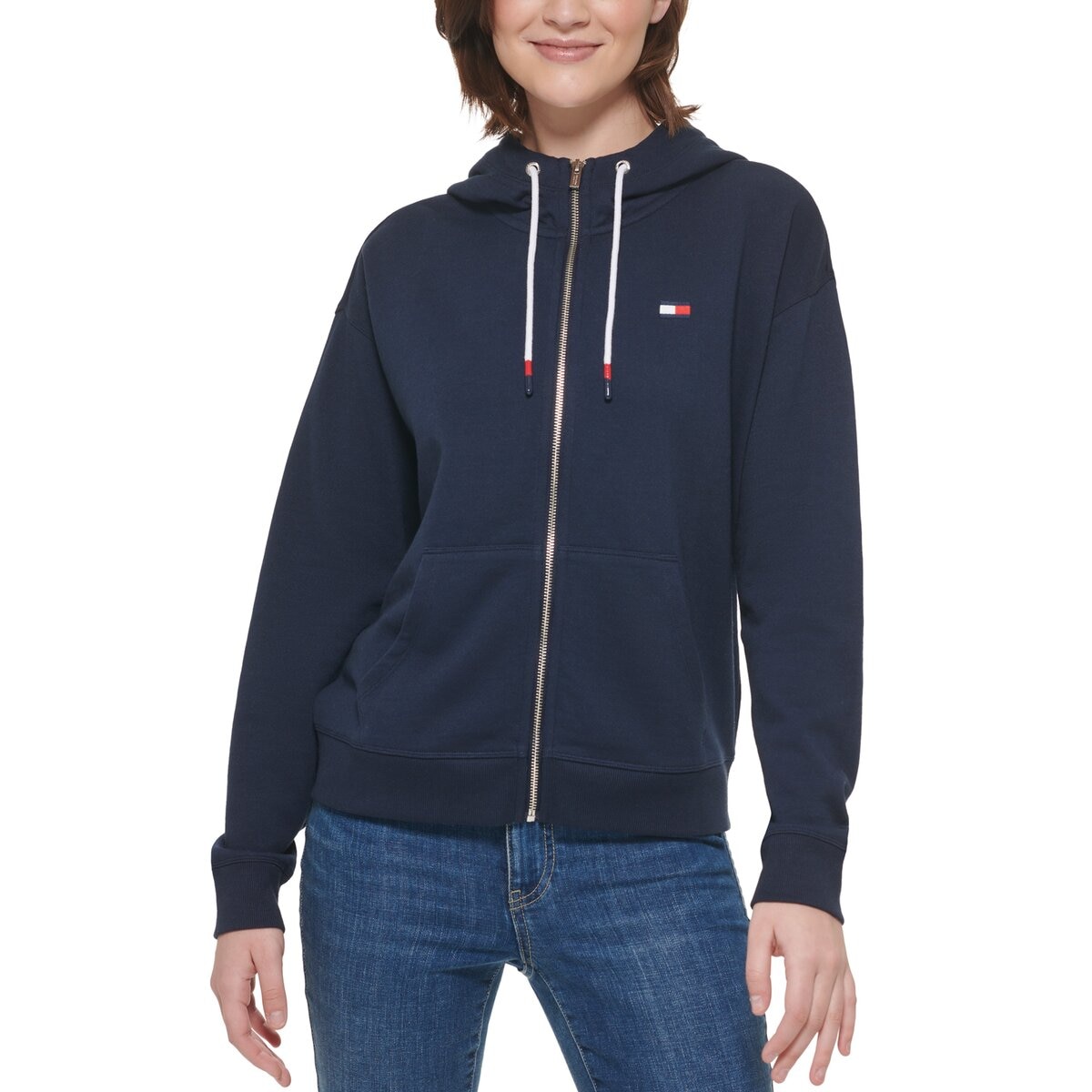 Tommy Hilfiger 女連帽外套 深藍 M
