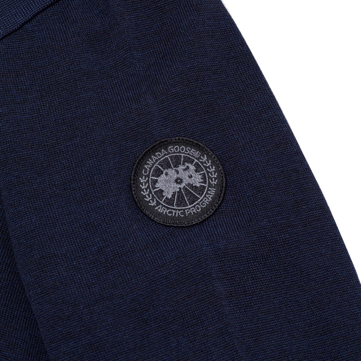 Canada Goose 男羊毛長袖上衣 深藍 XL