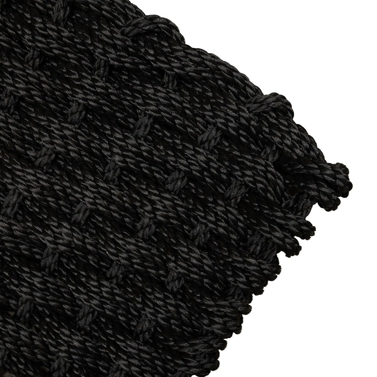 Korhani Studio 編織質感地墊 60公分 X 90公分 X 1.8公分 黑