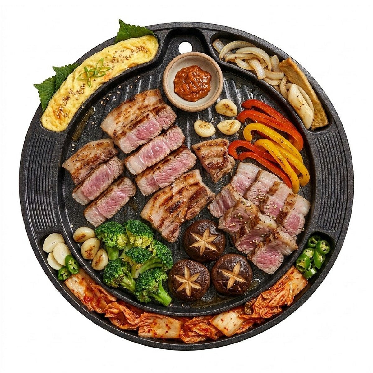KITCHENWAY 陶瓷不沾塗層萬用IH烤盤 34公分 KITCHENWAY 陶瓷不沾塗層萬用IH烤盤 34公分