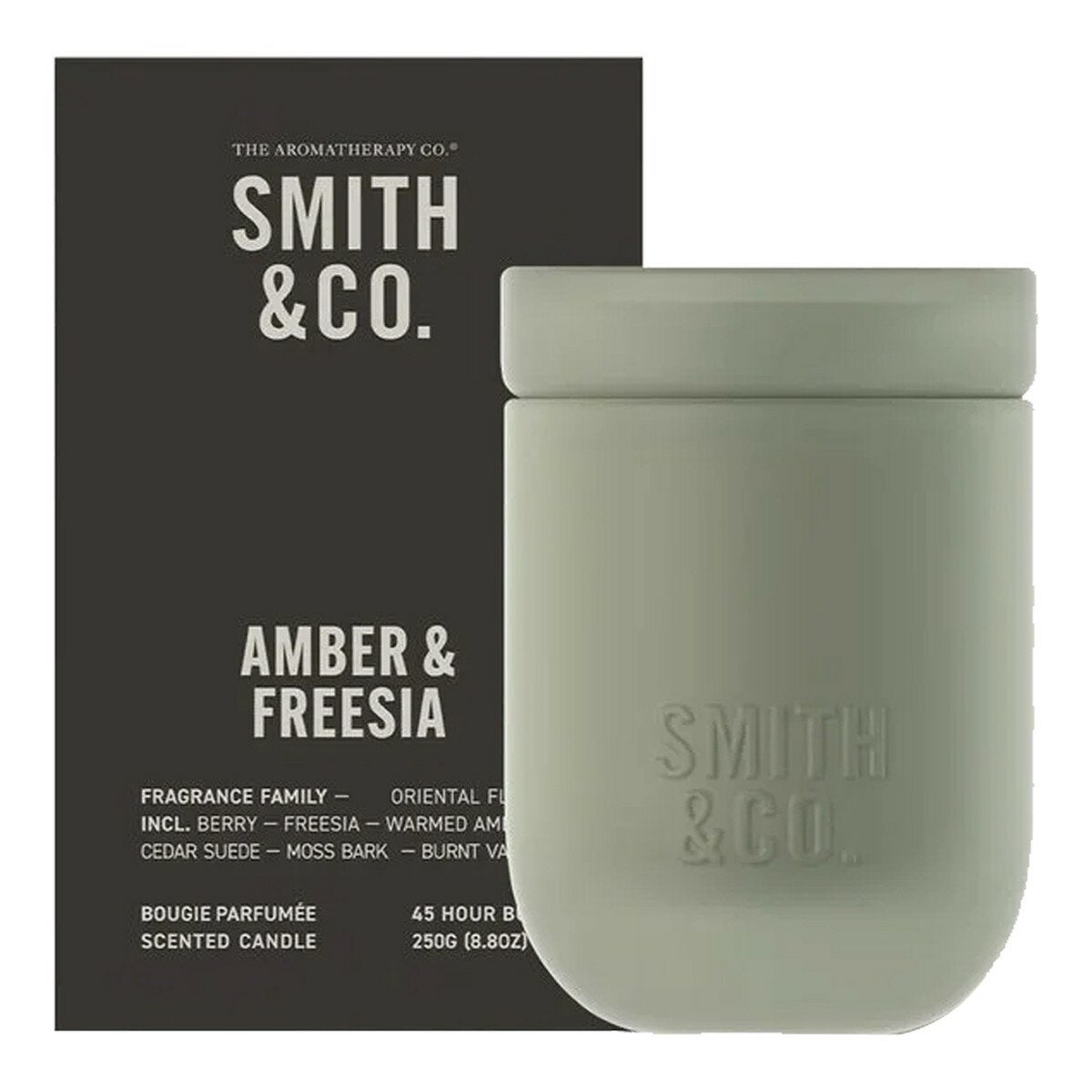 SMITH & CO. 香氛蠟燭 250公克 琥珀與小蒼蘭 SMITH & CO. 香氛蠟燭 250公克 琥珀與小蒼蘭