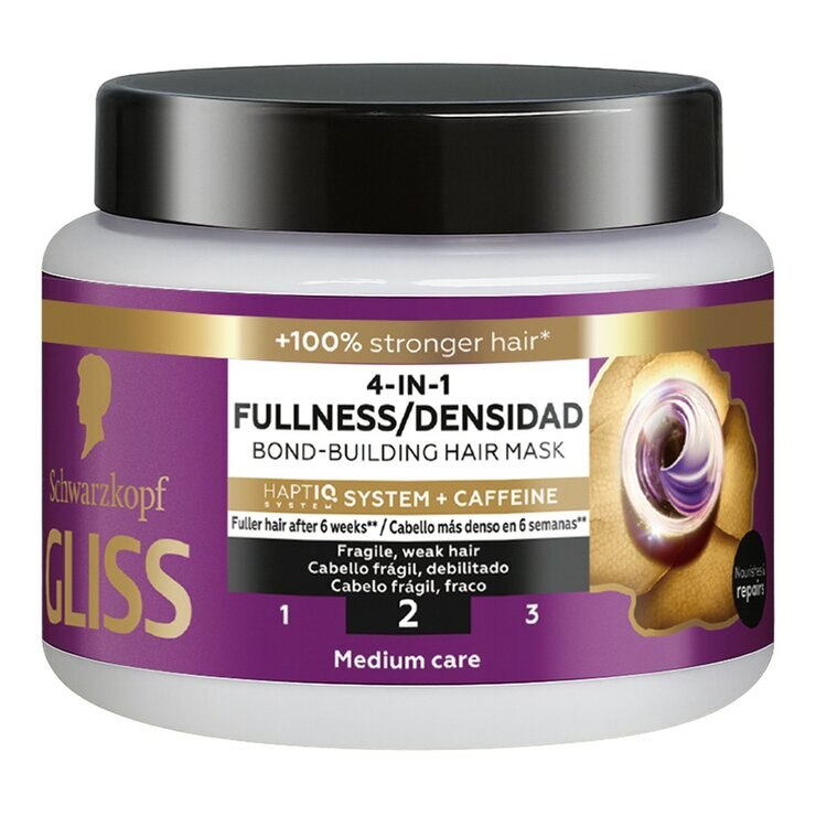 施華蔻 GLISS 4效咖啡因護髮膜 400毫升 X 2入