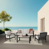 AGIO Stinsley 戶外休閒沙發四件組