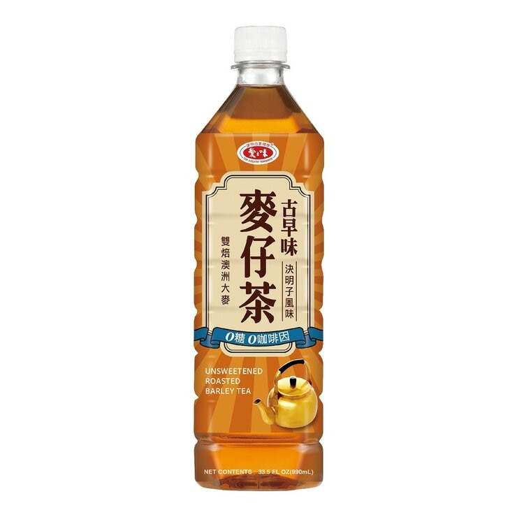 愛之味 古早味麥仔茶 決明子風味 990毫升 X 12入