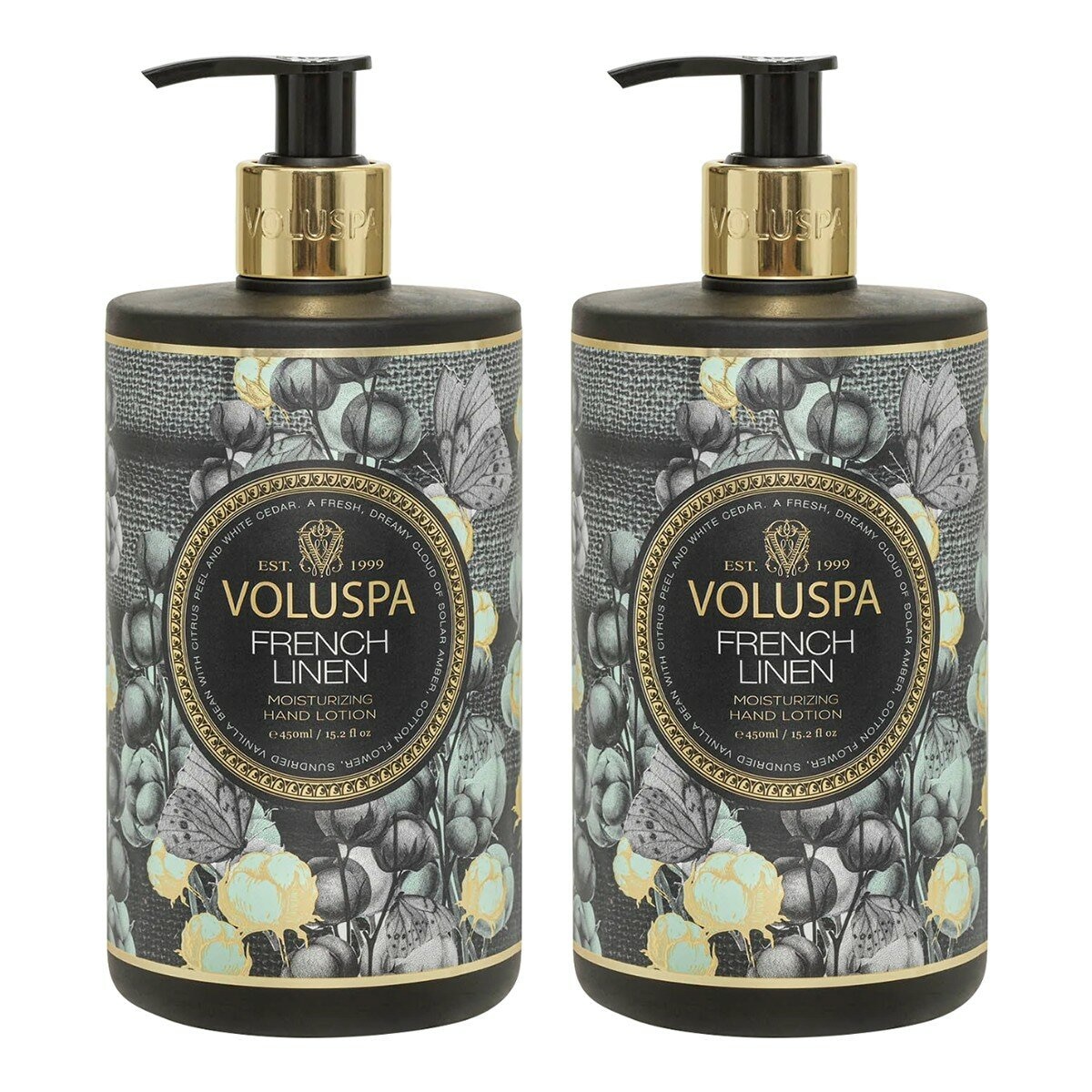 VOLUSPA 法國亞麻 乳液 X 2入組