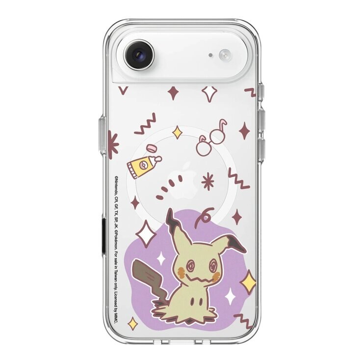 犀牛盾 iPhone Air Clear (MagSafe兼容) 抗黃化透明防摔手機殼 寶可夢 暖色系列 謎擬Q + 9H 抗藍光鋼化玻璃保護貼 犀牛盾 iPhone Air Clear (MagSafe兼容) 抗黃化透明防摔手機殼 寶可夢 暖色系列 謎擬Q + 9H 抗藍光鋼化玻璃保護貼