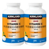 Kirkland Signature 科克蘭 維他命C咀嚼錠 500毫克 柳橙口味 250錠 X 2瓶