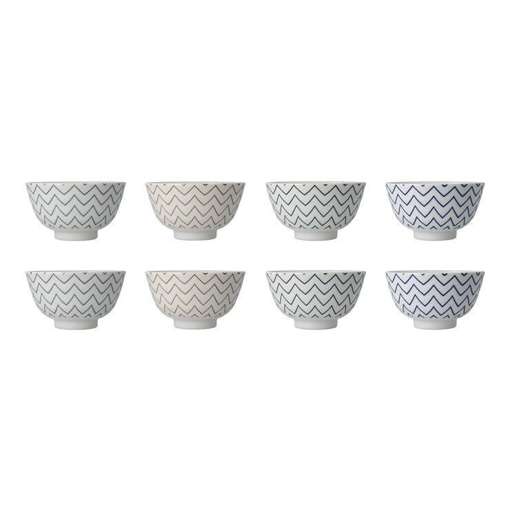 Minoyaki 日本製美濃燒飯碗 8件組