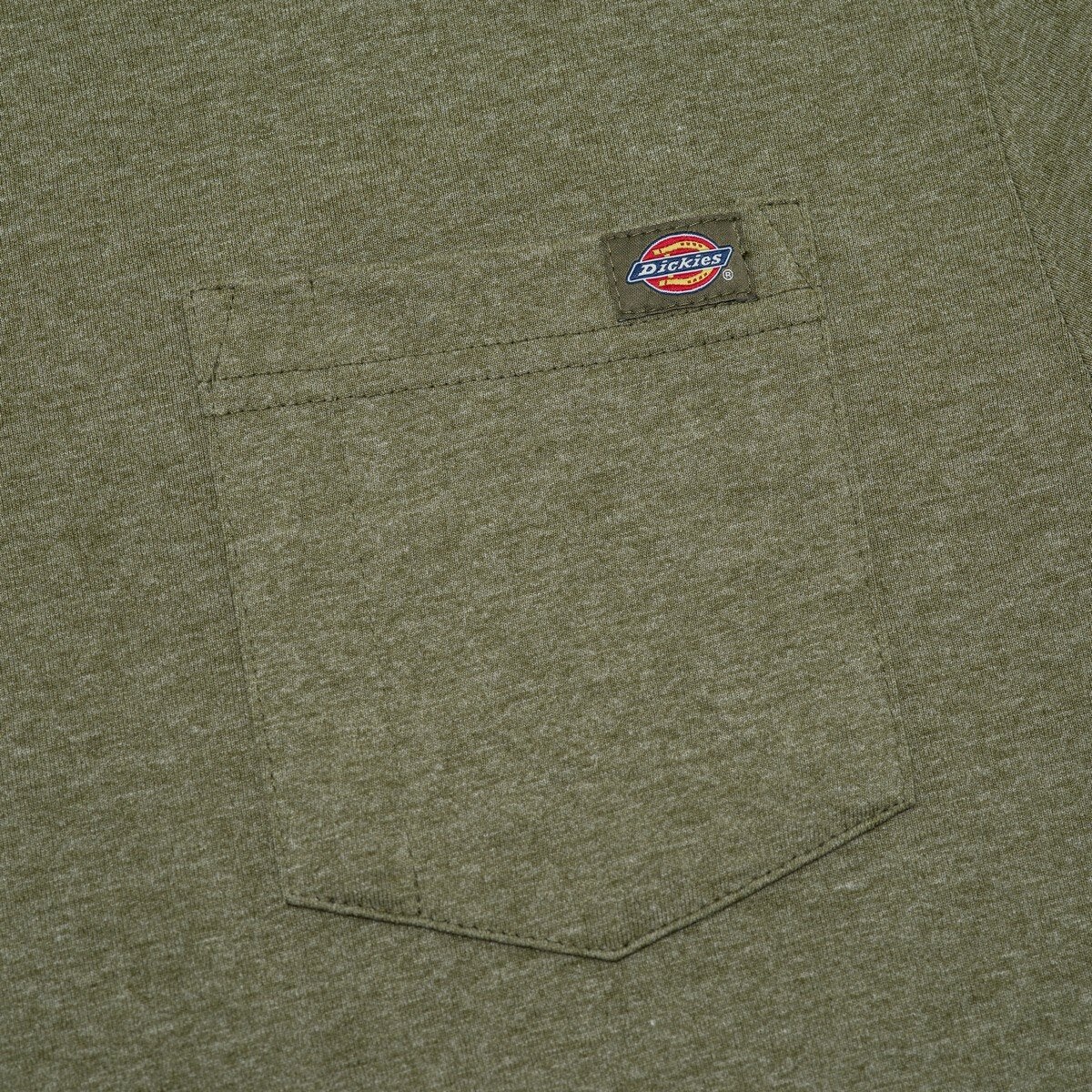 Dickies 男厚磅長袖上衣 綠灰