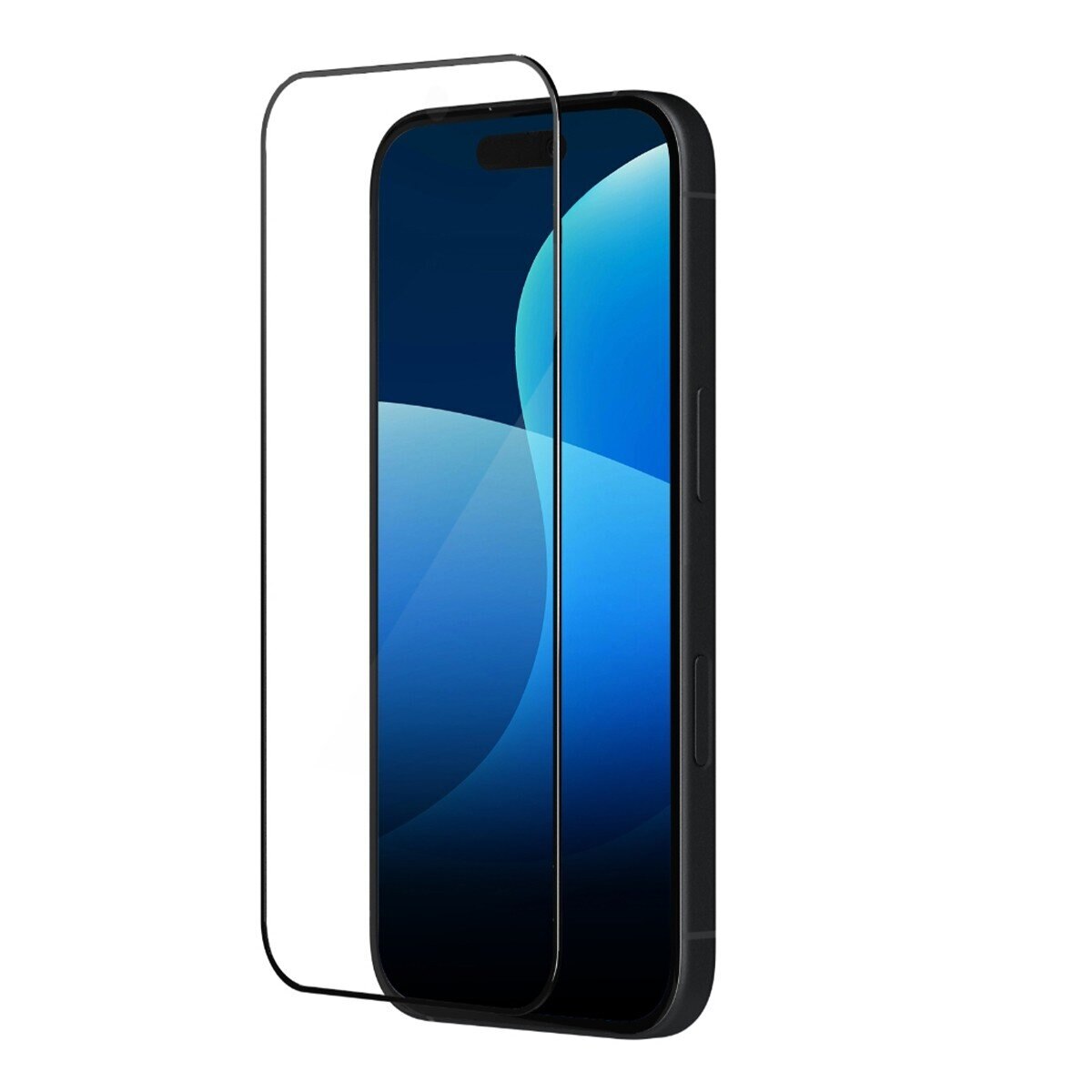 犀牛盾 iPhone 16 Pro Max SolidSuit MagSafe 兼容 經典防摔手機殼 - 相機鍵開孔版 + 9H 抗藍光鋼化玻璃保護貼 經典黑